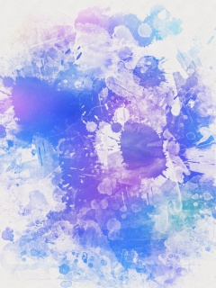 Синие и фиолетовые кляксы обои