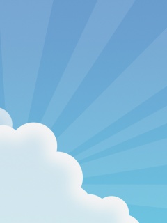 Лучи из-за облака обои