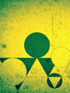 Структура из геометрических фигур обои