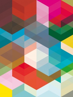 Разноцветные параллелограммы обои