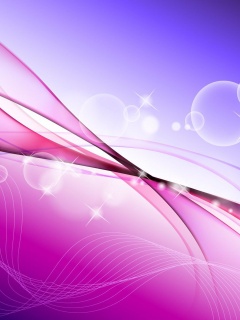 Лиловые волны обои