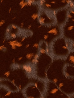 Льющийся волнами мех обои