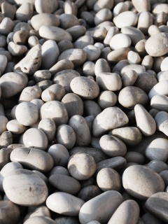 Белая галька обои