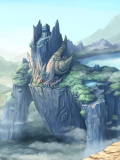 Храм на живой скале обои