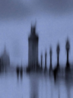 Размытый вид с моста обои