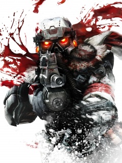 Боец в зимней форме обои