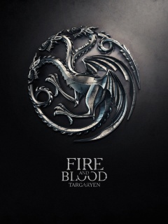 Металлический герб дома Таргариен обои