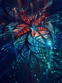 Мерцающий калейдоскоп обои