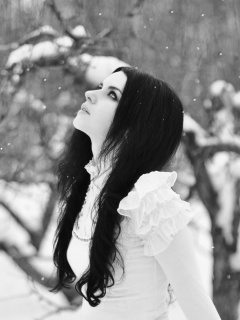 Белоснежная леди обои