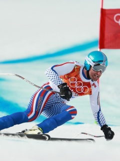 Лыжник на олимпиаде обои