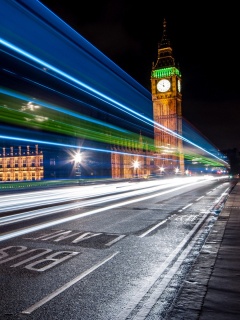 Ночной лондон обои