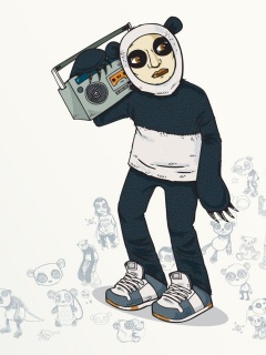 Панда - ньюэйдж обои