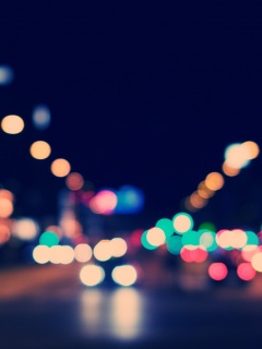 Ночная улица обои