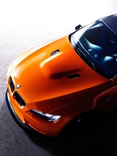 Оранжевый BMW обои