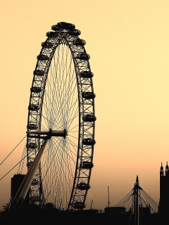 Силуэт Лондона обои