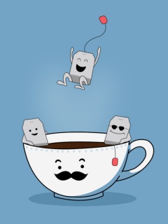 Чайная вечеринка обои