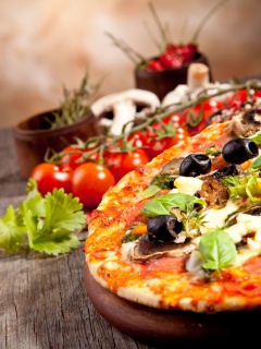 Аппетитная пицца обои