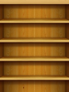 Обои в виде полок для iphone обои