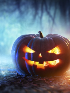 Хэллоуинская тыква обои