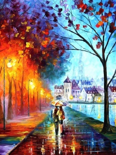 Осень вдвоем обои