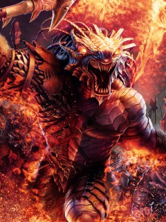 Dragonborn Barbarian обои