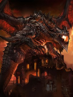 Огромный дракон обои