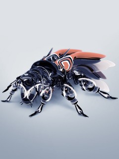 Кибер муха обои