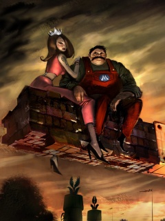 Марио - альтернативная концовка обои