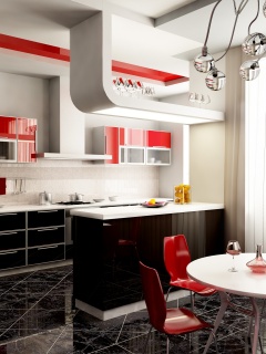 Современная кухня обои