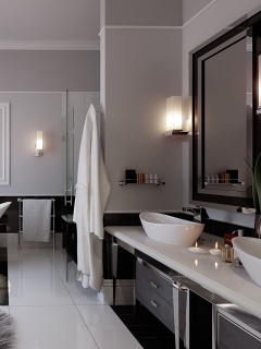 Современная ванна обои