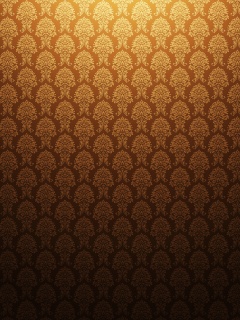 Оранжевые узоры обои