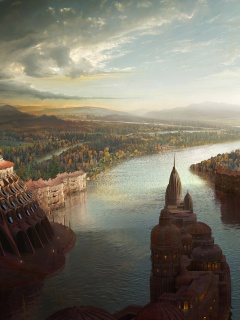 Древний город обои