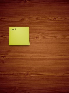 Стикер Post it! обои