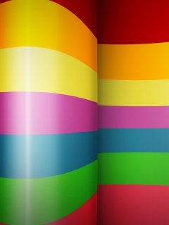 Радужные полосы обои