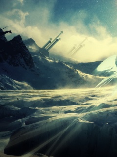 Туманные горы обои