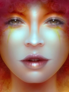 Карамельное личико обои