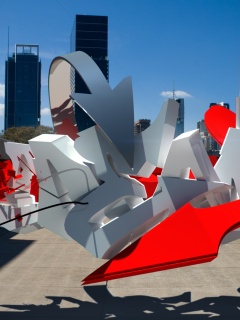 Трехмерное граффити обои