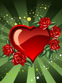 Красивая валентинка обои