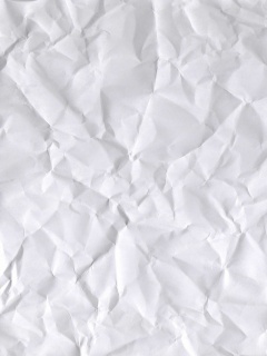 Мятый лист белой бумаги A4 обои