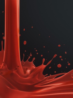 Красный всплеск обои