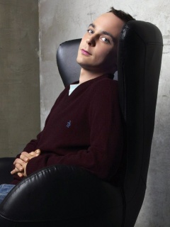 Джим Парсонс в крселе обои