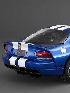 Синий Dodge Viper обои