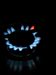 Огонь газовой горелки обои