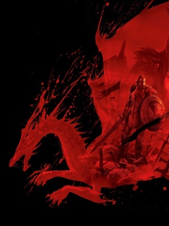 Красный дракон обои