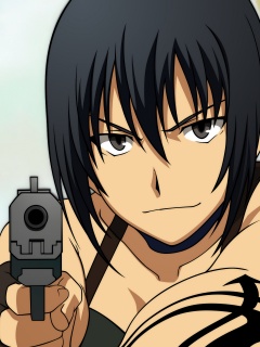 Девушка с пистолетом обои