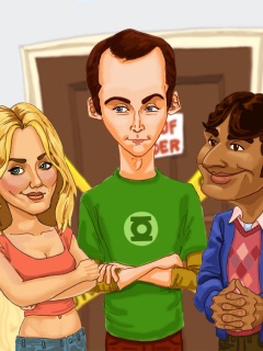 Теория большого взрыва (рисунок) обои