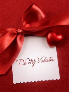 Открытка на день Святого Валентина обои
