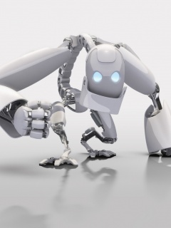 Крадущийся робот обои