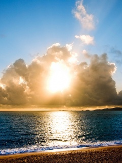 Солнечный пляж обои