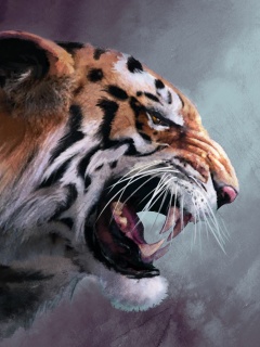 Картина с тигром обои